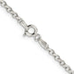 20 Inch Sterling Silver 2.6mm Diamond-Cut Cable Chain