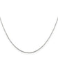 16 Inch Sterling Silver 1mm Beaded Chain