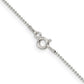 16 Inch Sterling Silver 1mm Beaded Chain