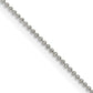 16 Inch Sterling Silver 1mm Beaded Chain