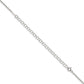 22 Inch Sterling Silver 2mm Beaded Chain W/4In Ext.