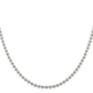 16 Inch Sterling Silver 4mm Beaded Chain