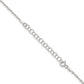 18 Inch Sterling Silver 1.5mm Fancy Beaded Chain W/2In Ext.