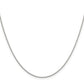 16 Inch Sterling Silver 1.25mm Beaded Chain