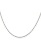 16 Inch Sterling Silver 1.5mm Beaded Chain