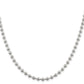 16 Inch Sterling Silver 5mm Beaded Chain