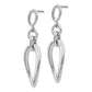 Sterling Silver Polished Post Dangle Earrings