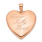 Sterling Silver Rose-Tone Forever In My Heart Ash Holder Locket