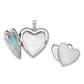 Sterling Silver Rhodium-Plate Always On My Mind Ash Holder Heart Locket