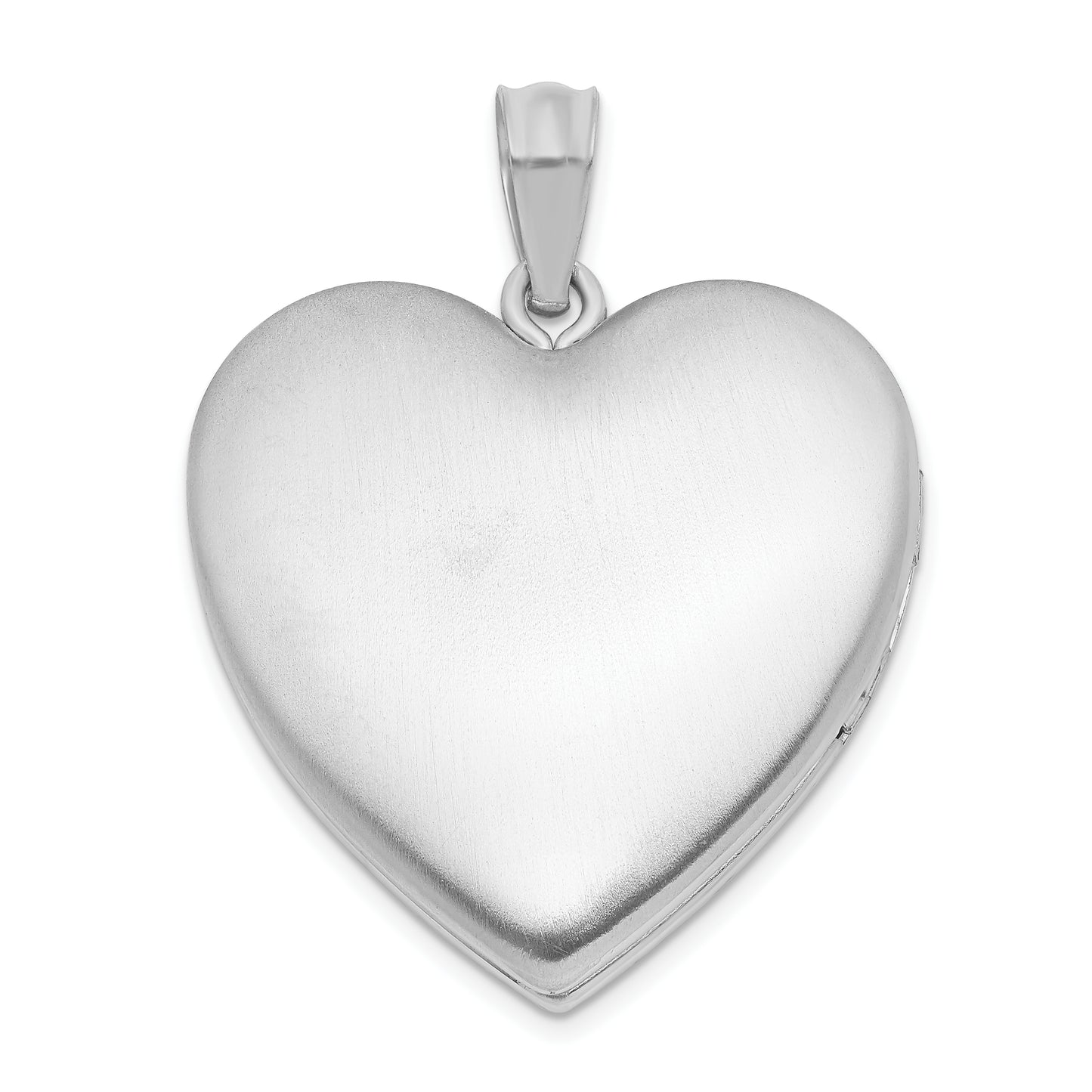 Sterling Silver Rhodium-Plate God Has.. Diamond Ash Holder Heart Locket