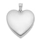 Sterling Silver Rhodium-Plated Need You Close.. Ash Holder Heart Locket