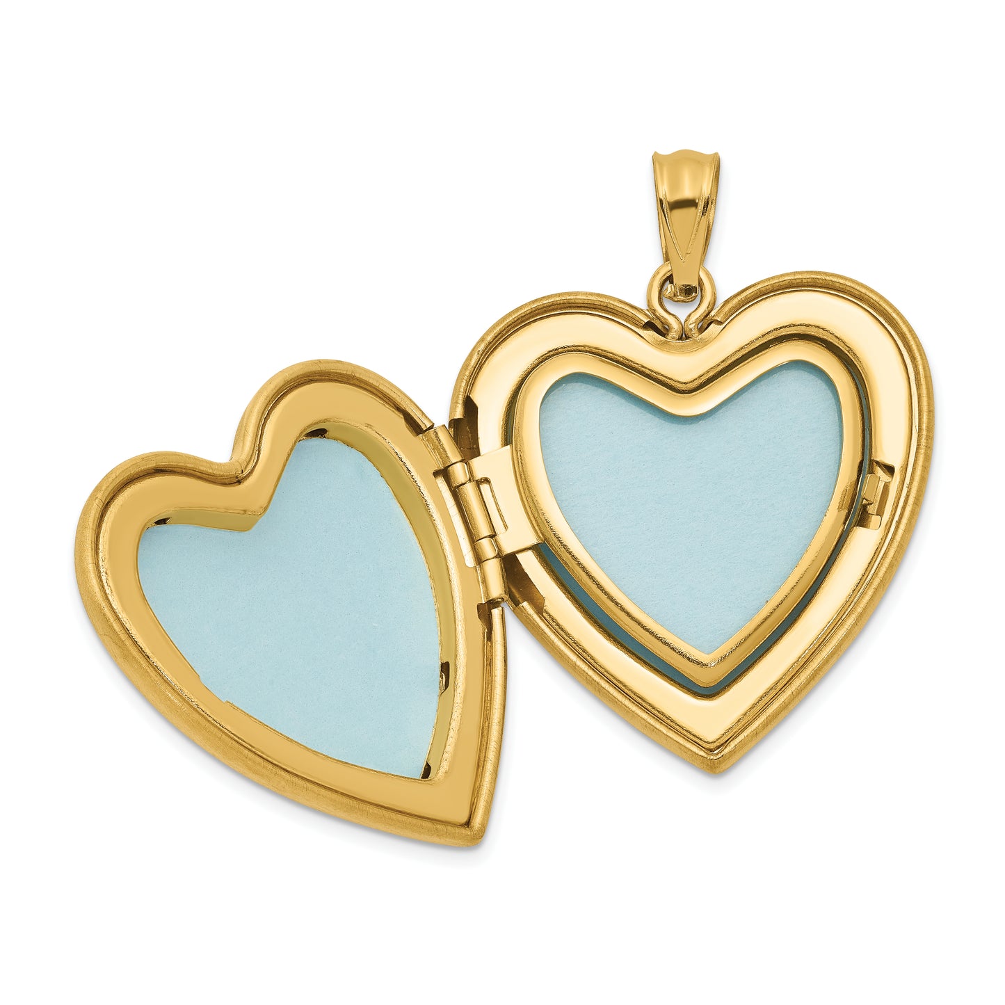 Gold Filled 14/20 1/20 4-Frame Enameled Heart Locket