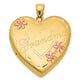 Gold Filled 14/20 1/20 Grandma 23mm Enameled Family Heart Locket