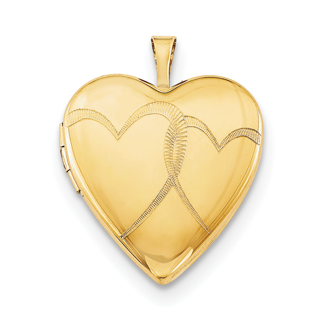 Gold Filled 14/20 1/20 20mm Entwined Hearts Heart Locket