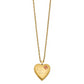 Gold Filled 14/20 1/20 20mm Enameled I Love You Heart Locket Necklace