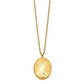 Gold Filled 14/20 1/20 26mm Swirled Oval Locket Necklace