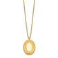 Gold Filled 14/20 1/20 26mm Leaf Border Oval Locket Necklace