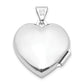 Sterling Silver Rhodium-Plated Heart Locket