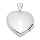 Sterling Silver Rhodium-Plated Heart Locket