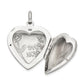 Sterling Silver I Love You Rose Heart Locket