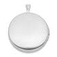 Sterling Silver Rhodium-Plated Tree Design Round Locket