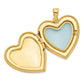 Ss/Gold Plated Sterling Silver Gold-Tone Forever In My Heart Ash Holder Locket