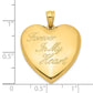 Ss/Gold Plated Sterling Silver Gold-Tone Forever In My Heart Ash Holder Locket