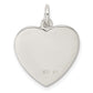 Sterling Silver Stellux Pink Awareness Ribbon W/ Heart Pendant