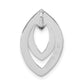 Sterling Silver Moveable Drop Pendant