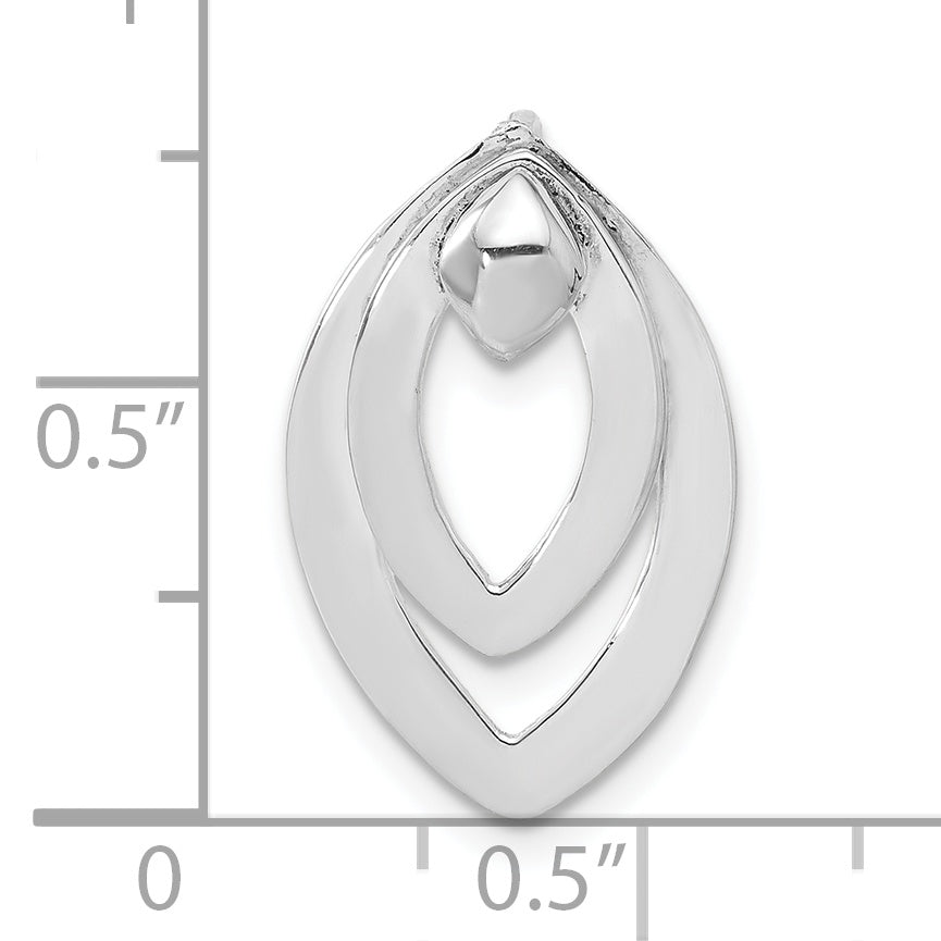 Sterling Silver Moveable Drop Pendant