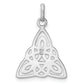 Sterling Silver Rhodium-Plated Polished Celtic Symbol Pendant