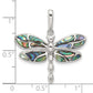 Sterling Silver Abalone Dragonfly Pendant