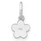 Sterling Silver Rh-Plated Multi-Color Enameled Flower Children'S Pendant