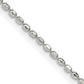 16 Inch Sterling Silver 1.5mm Fancy Beaded Chain