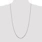 30 Inch Sterling Silver 2.75mm Diamond-Cut Forzantina Cable Chain