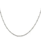 16 Inch Sterling Silver 1.25mm Fancy Beaded Box Chain