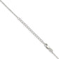 18 Inch Sterling Silver 1.4mm Flat Oval Cable Chain W/2In Ext.