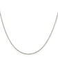 14 Inch Sterling Silver 1.10mm Forzantina Cable Chain