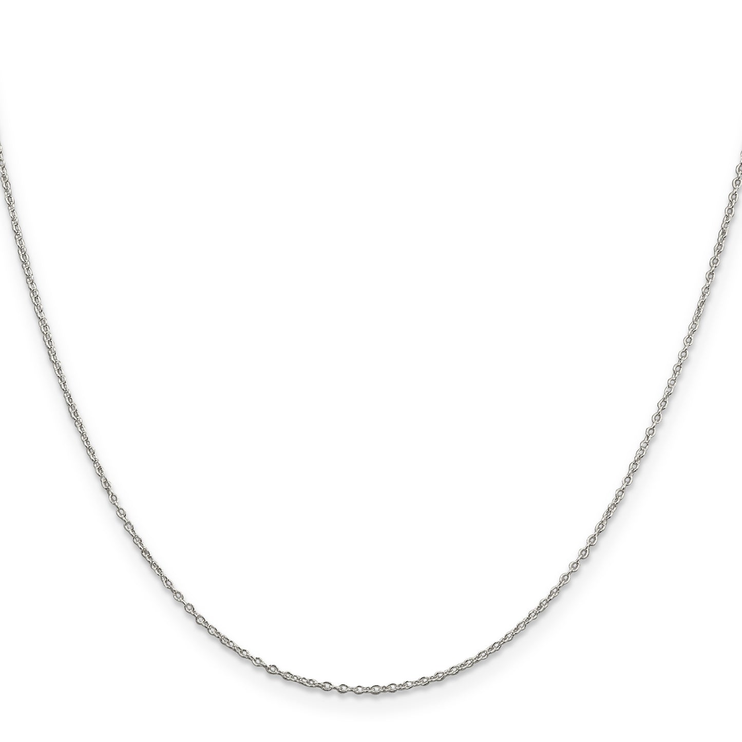 14 Inch Sterling Silver 1.10mm Forzantina Cable Chain