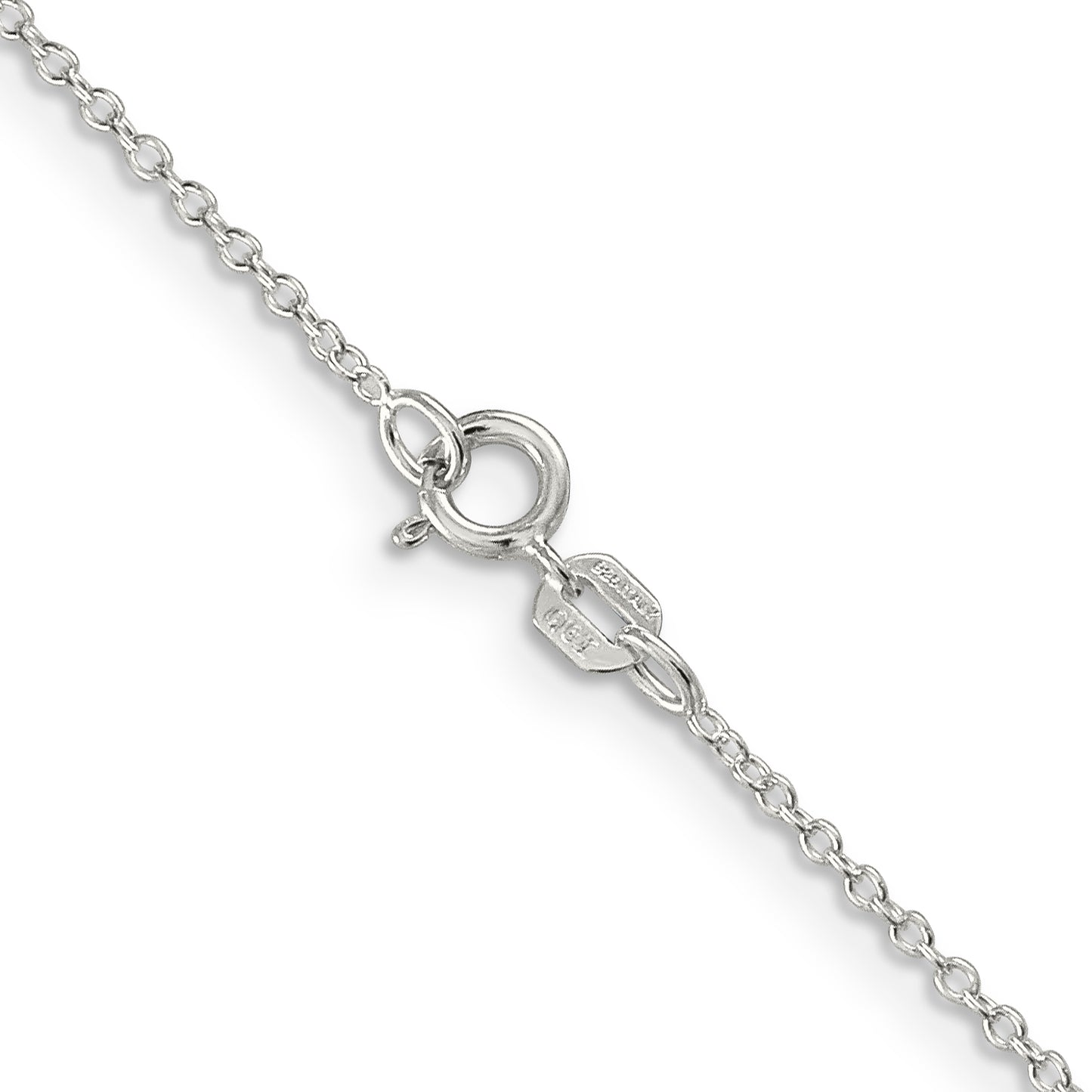 14 Inch Sterling Silver 1.10mm Forzantina Cable Chain