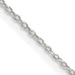 14 Inch Sterling Silver 1.10mm Forzantina Cable Chain