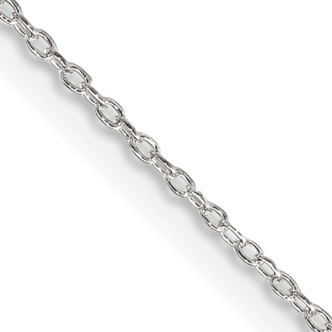 14 Inch Sterling Silver 1.10mm Forzantina Cable Chain