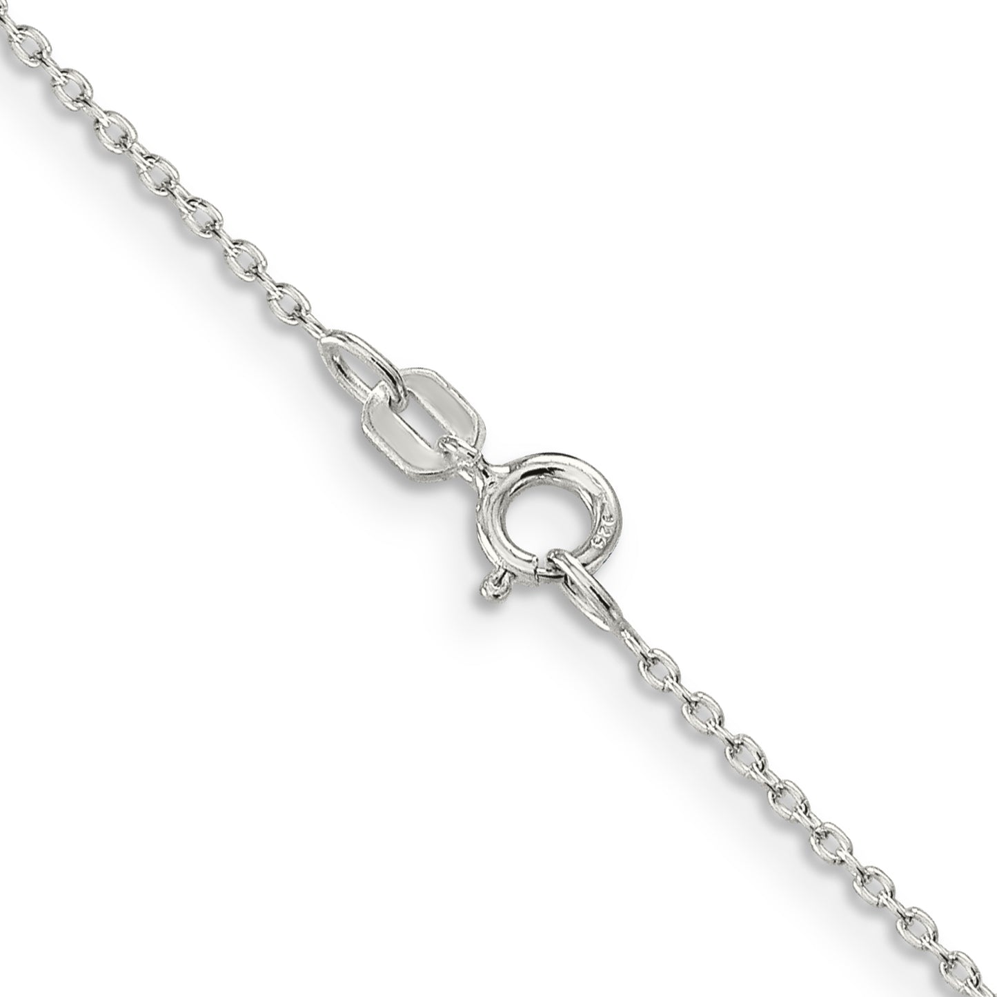 16 Inch Sterling Silver 1.30mm Forzantina Cable Chain