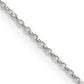 16 Inch Sterling Silver 1.30mm Forzantina Cable Chain