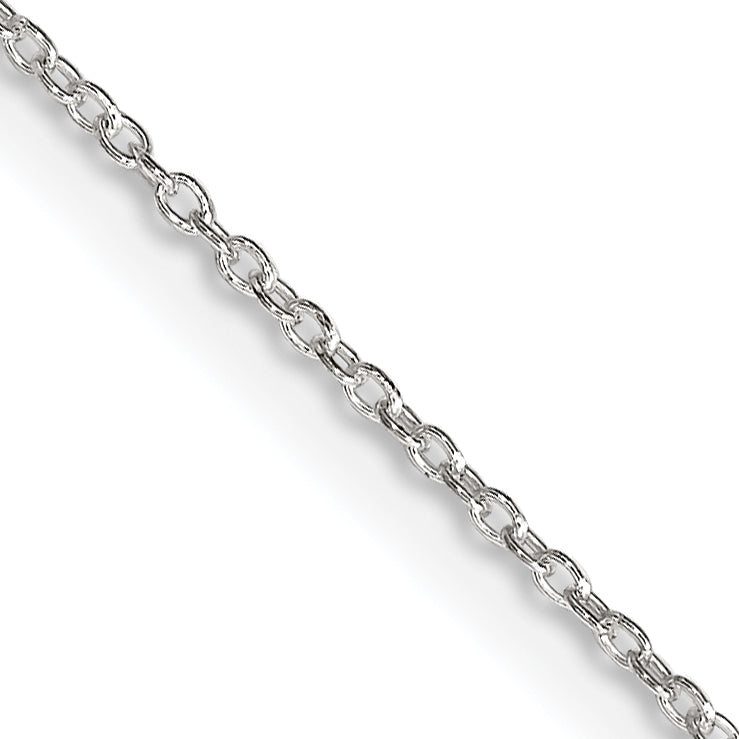 20 Inch Sterling Silver 1.30mm Forzantina Cable Chain