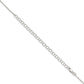 22 Inch Sterling Silver 1.25mm Diamond-Cut Forzantina Cable Chain W/4In Ext.