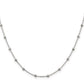 18 Inch Sterling Silver 1.15mm Diamond-Cut Fancy Beaded Chain