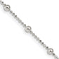 18 Inch Sterling Silver 1.15mm Diamond-Cut Fancy Beaded Chain