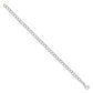 7 Inch Sterling Silver 4.5mm Half Round Wire Open Curb Chain