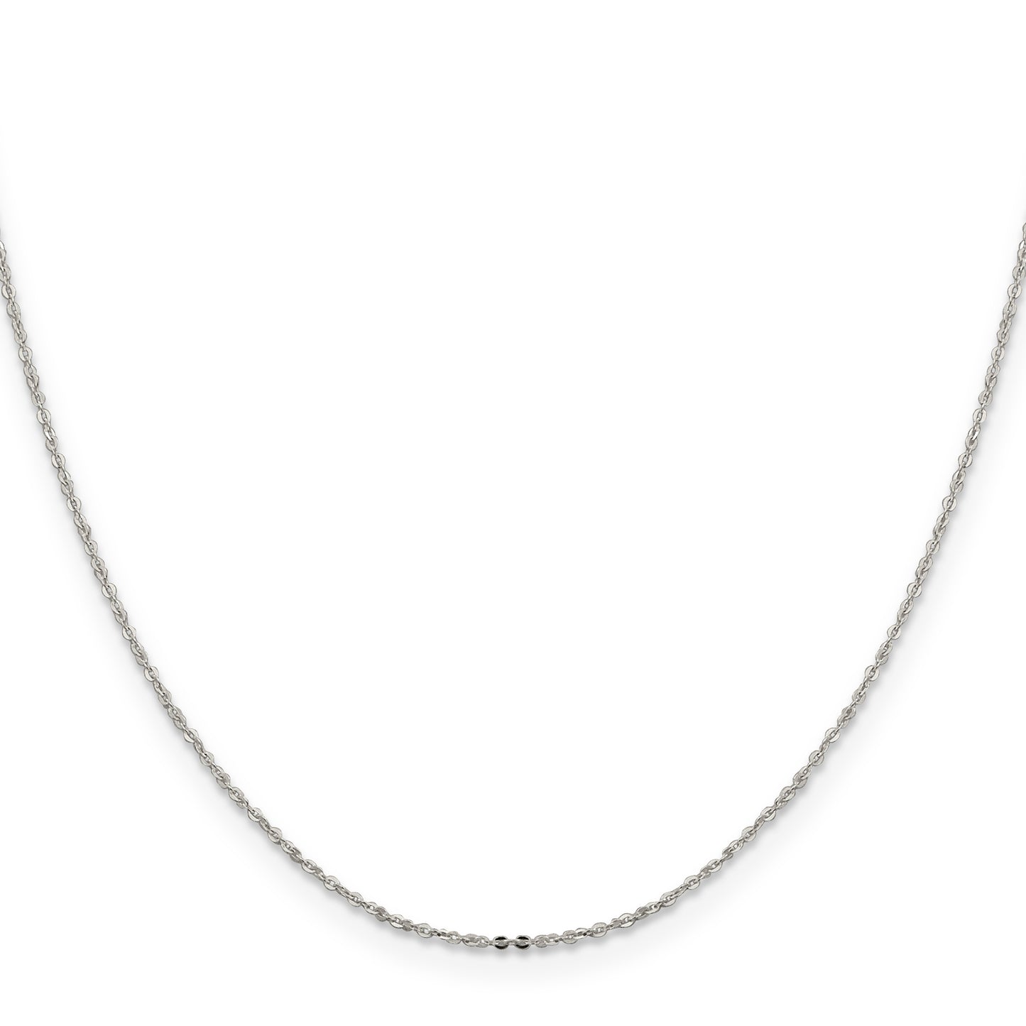 16 Inch Sterling Silver 1.15mm Flat Cable Chain